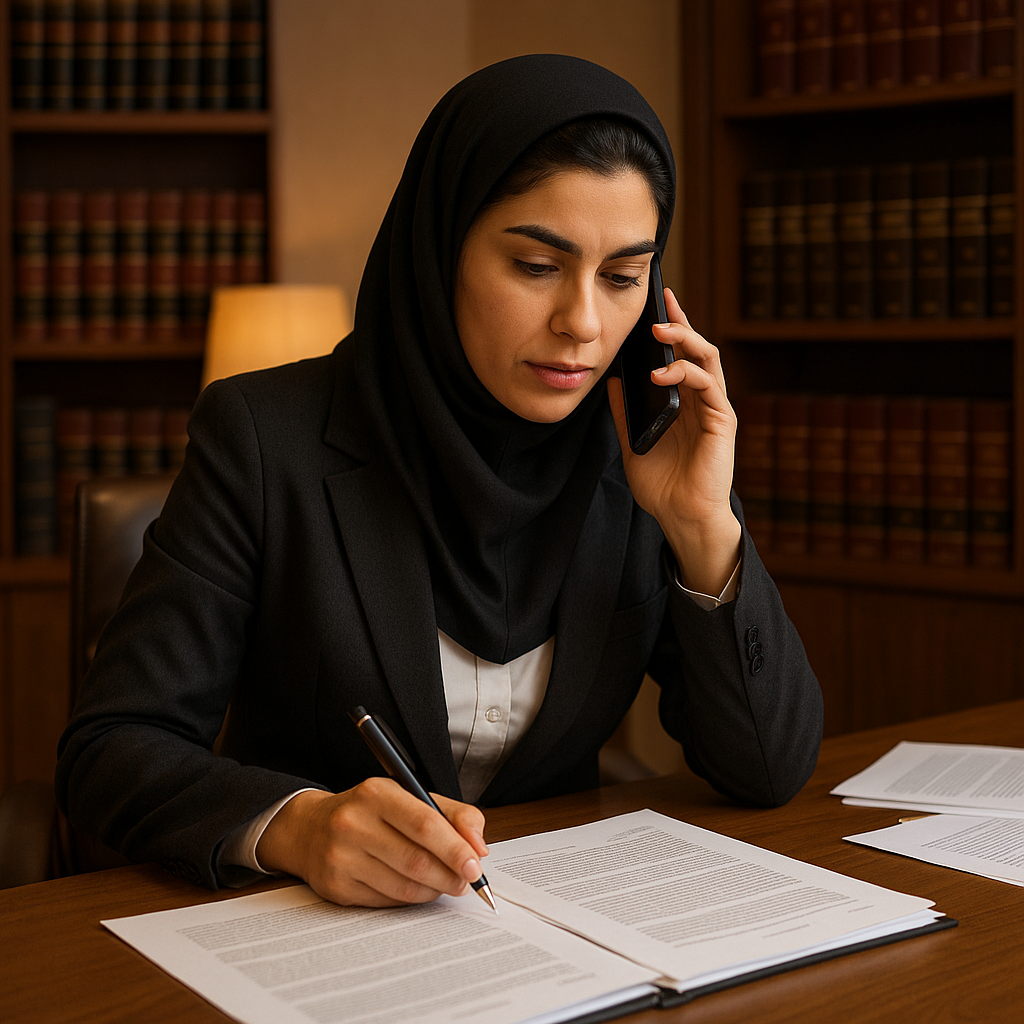 مشاوره تلفنی درباره نحوه تنظیم شکوائیه کیفری