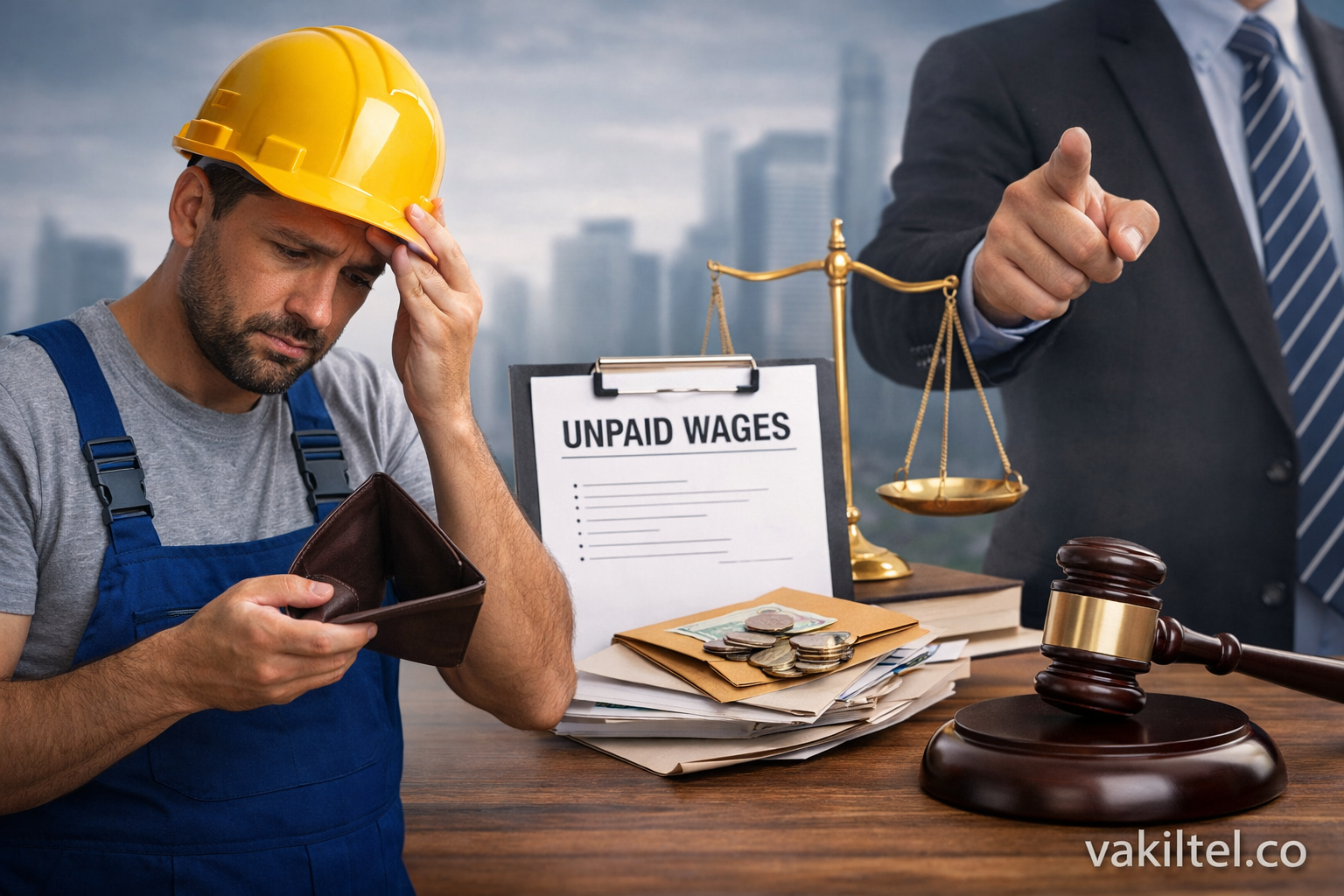 مشاوره حقوقی تلفنی برای شکایت از کارفرما بابت حقوق معوقه