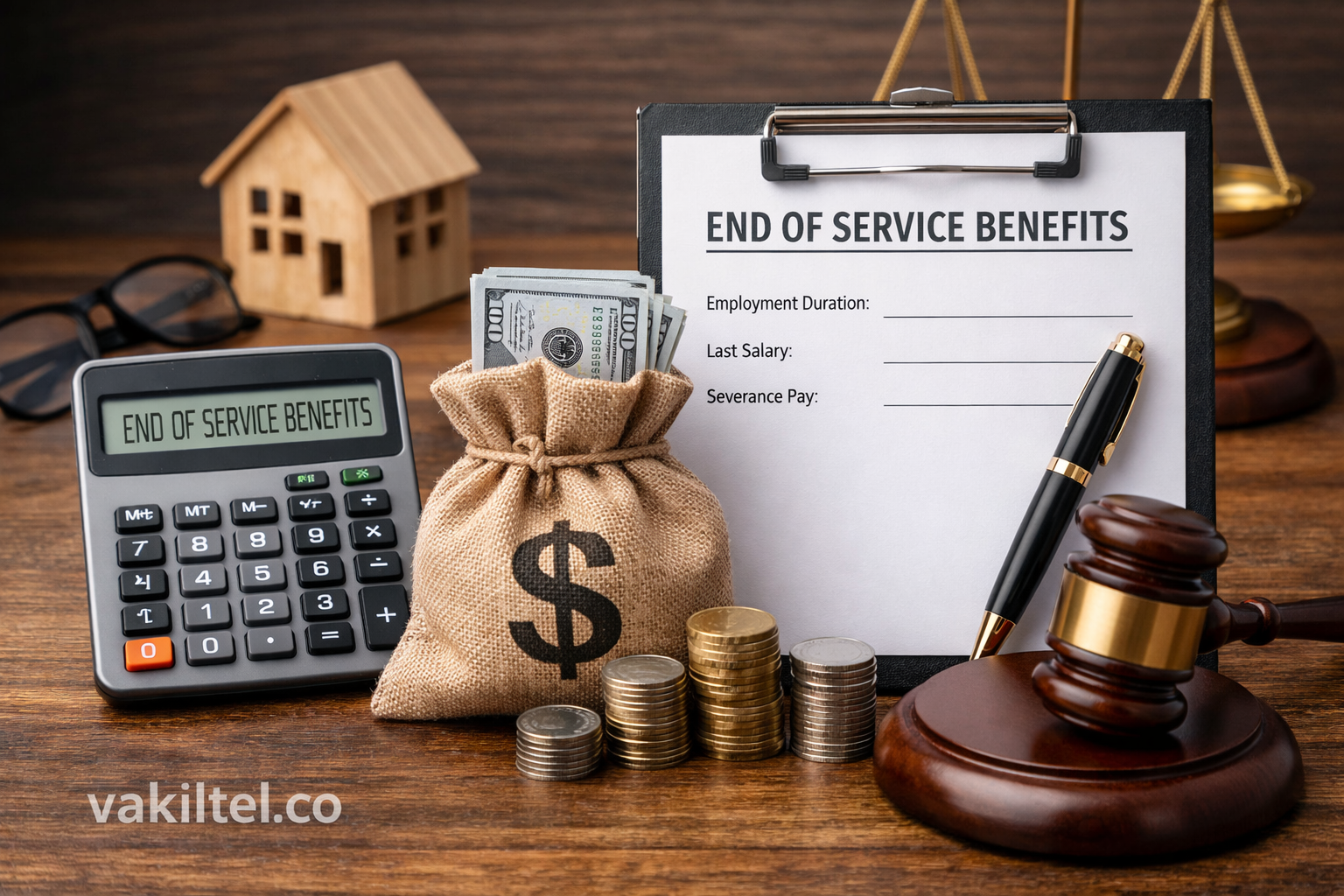 مشاوره حقوقی تلفنی درباره مزایای پایان خدمت
