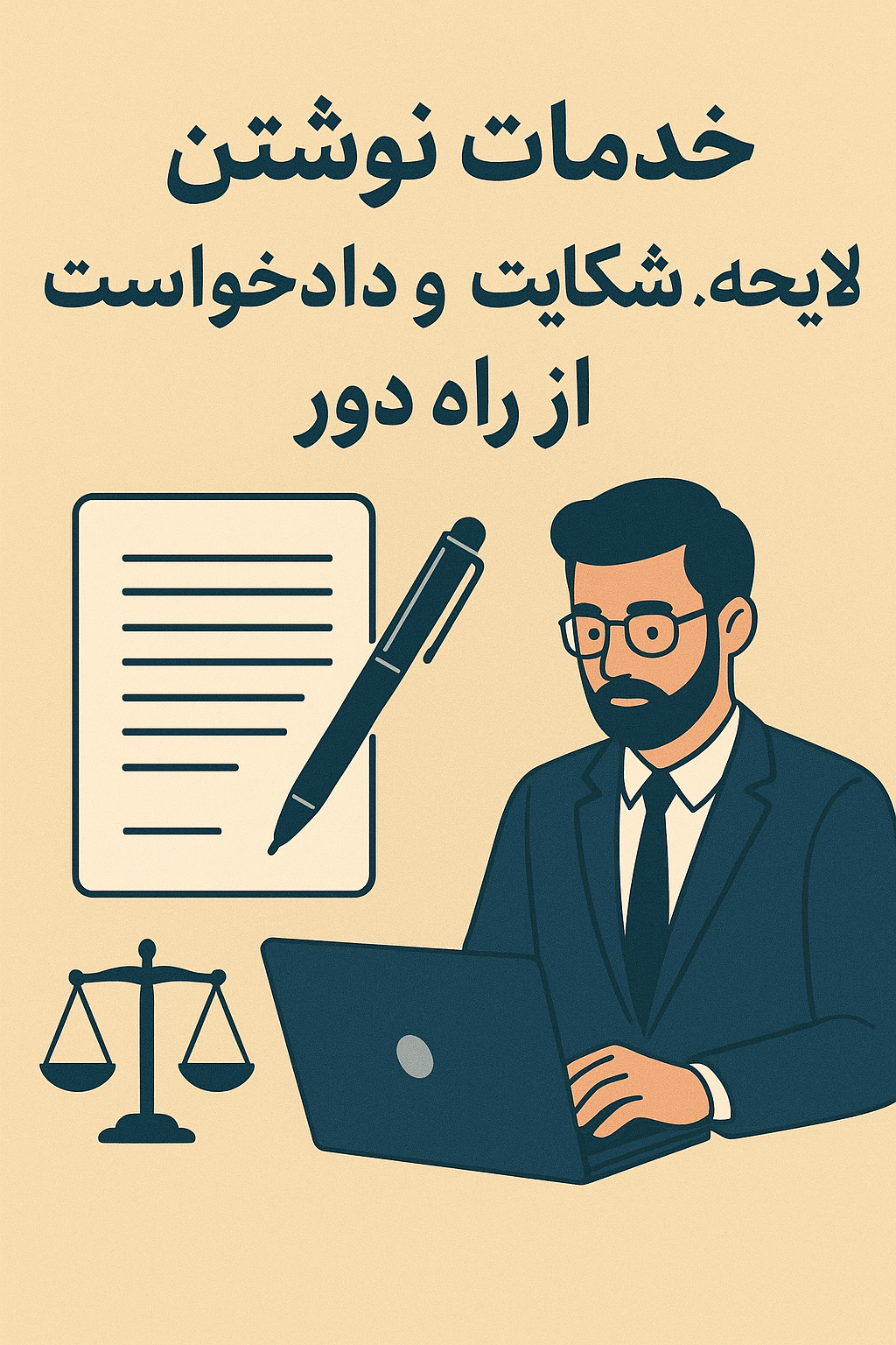 خدمات نوشتن لایحه شکوائیه و دادخواست از راه دور 